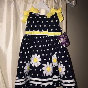 Little girl polka dot dress 18 month size